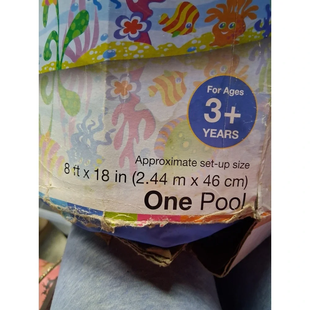 Vintage 8' Intex #58462 Snapset Ready To Fill Pool 8 x 18